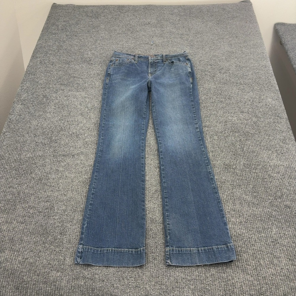 Vintage Z Cavaricci Jeans Womens 10 Blue Cotton Spandex Flare Leg Y2K Retro